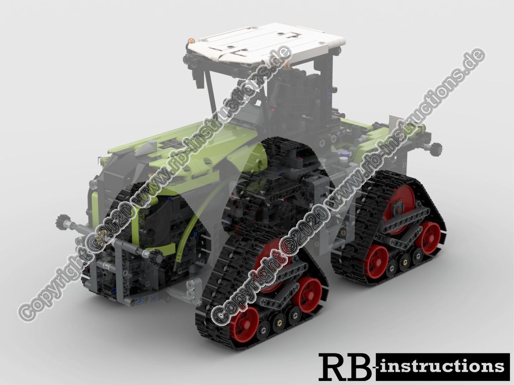 Lego Crawler track for Claas Xerion 5000 or Fastrac (Raupenfahrwerk)