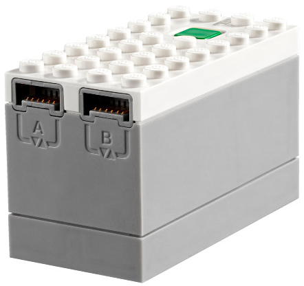 Lego Electric 9V Battery Box Powered Up Bluetooth HUB with Light Bluish Gray Bottom