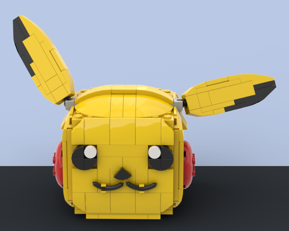 Lego Pikachu's Head