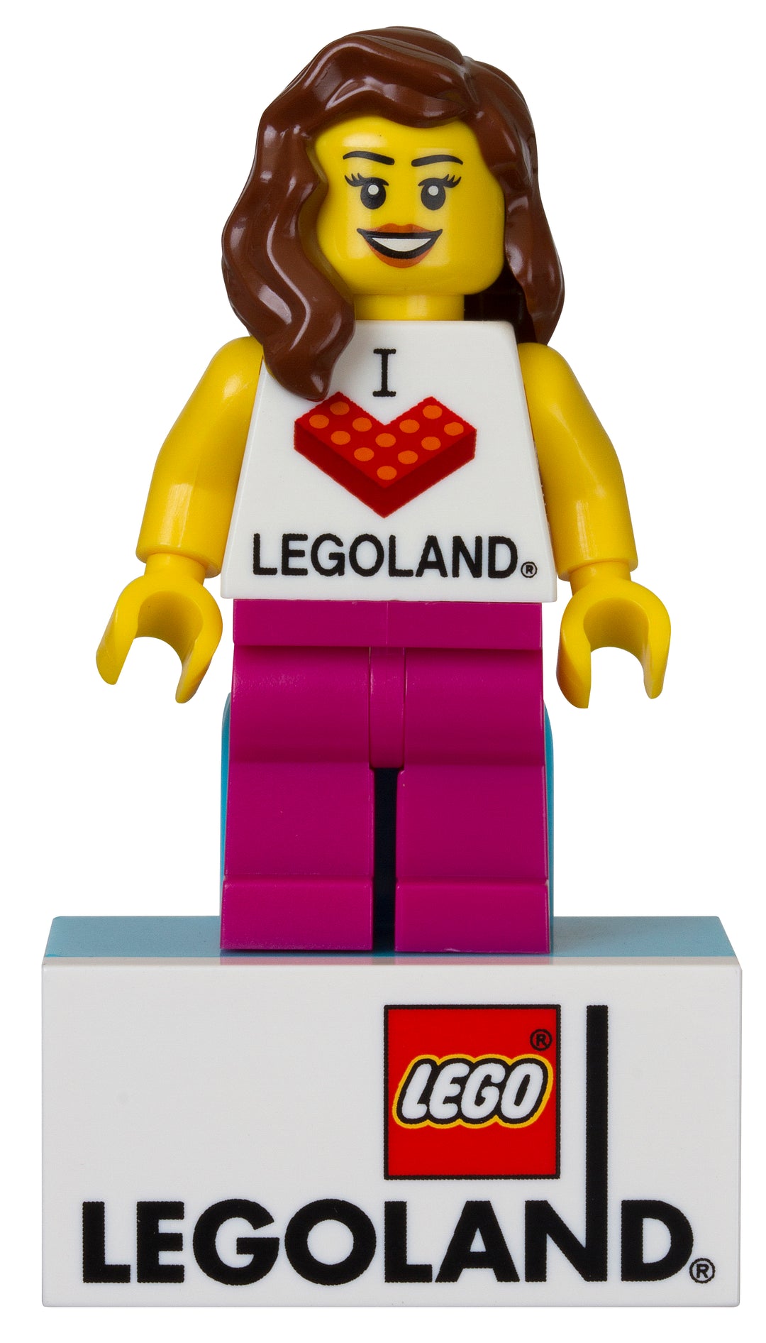 Lego I [Heart] LEGOLAND Minifigure Magnet (Female)