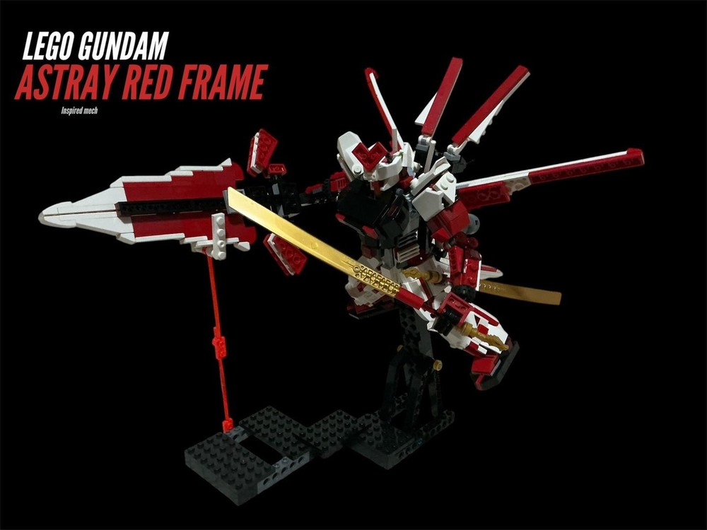 Lego Gundam Astray Red Frame-inspired MECH