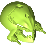 Lego Large Figure Mask, Toxic Reapa / Lime