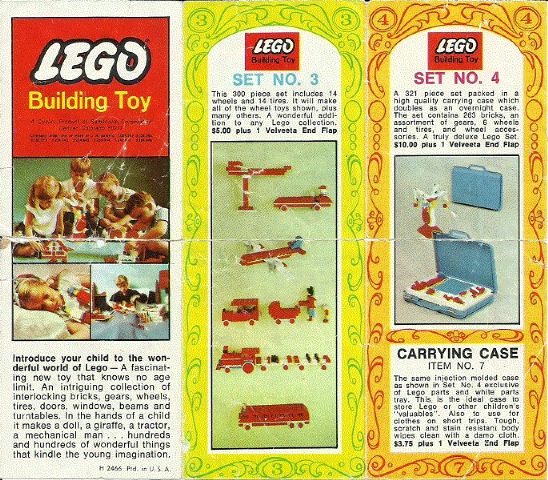 Lego 1967 Small Velveeta Kraft Special Offer Order Form (H 2466)