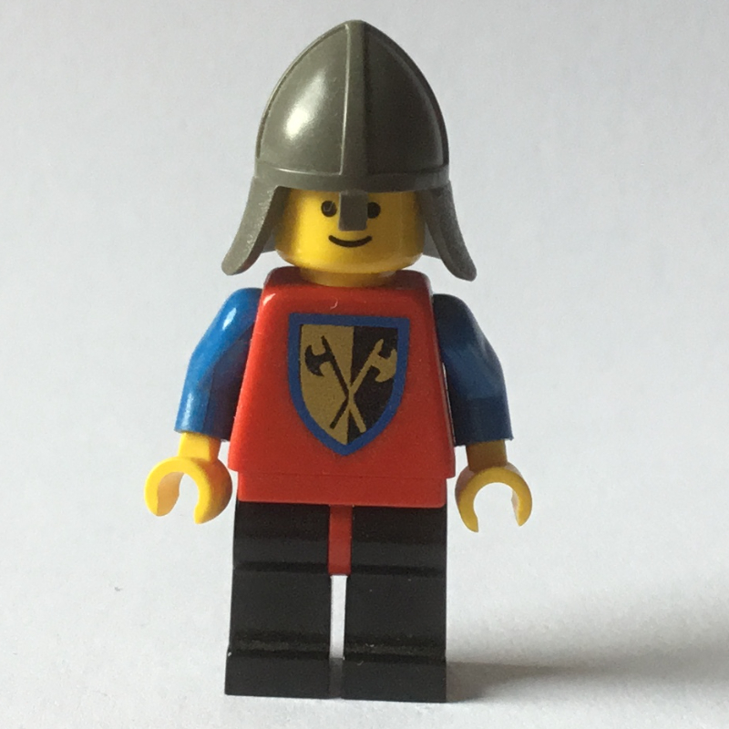 Lego Knight (Crusader Axe) - Black Legs