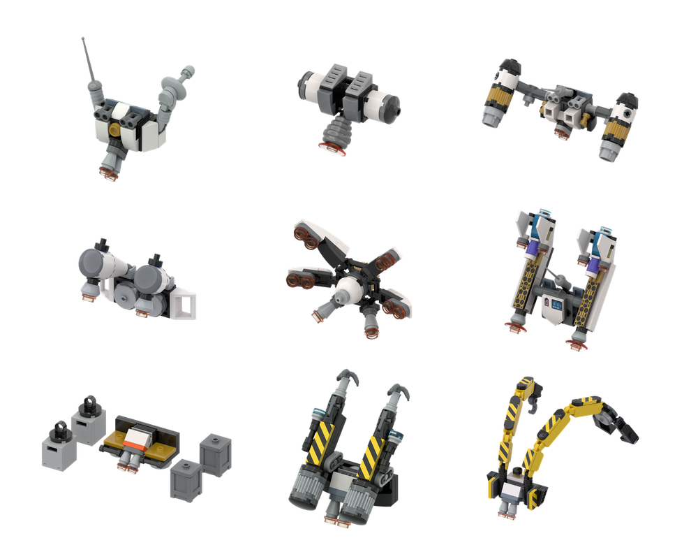 Lego Add-On Pack: Mech Backpacks - (MOC-190608 Modification)