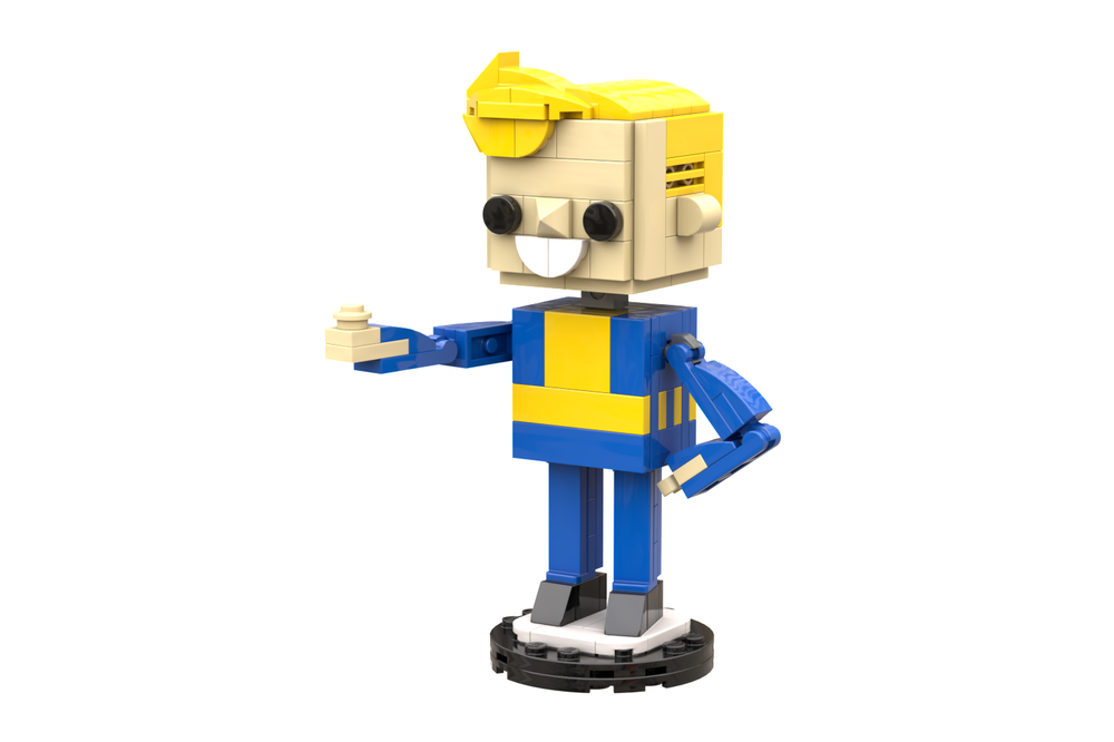 Lego Block Head Vault Boy
