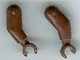 Lego Arm/Hand, (Matching Left and Right) Pair - from NBA / Brown