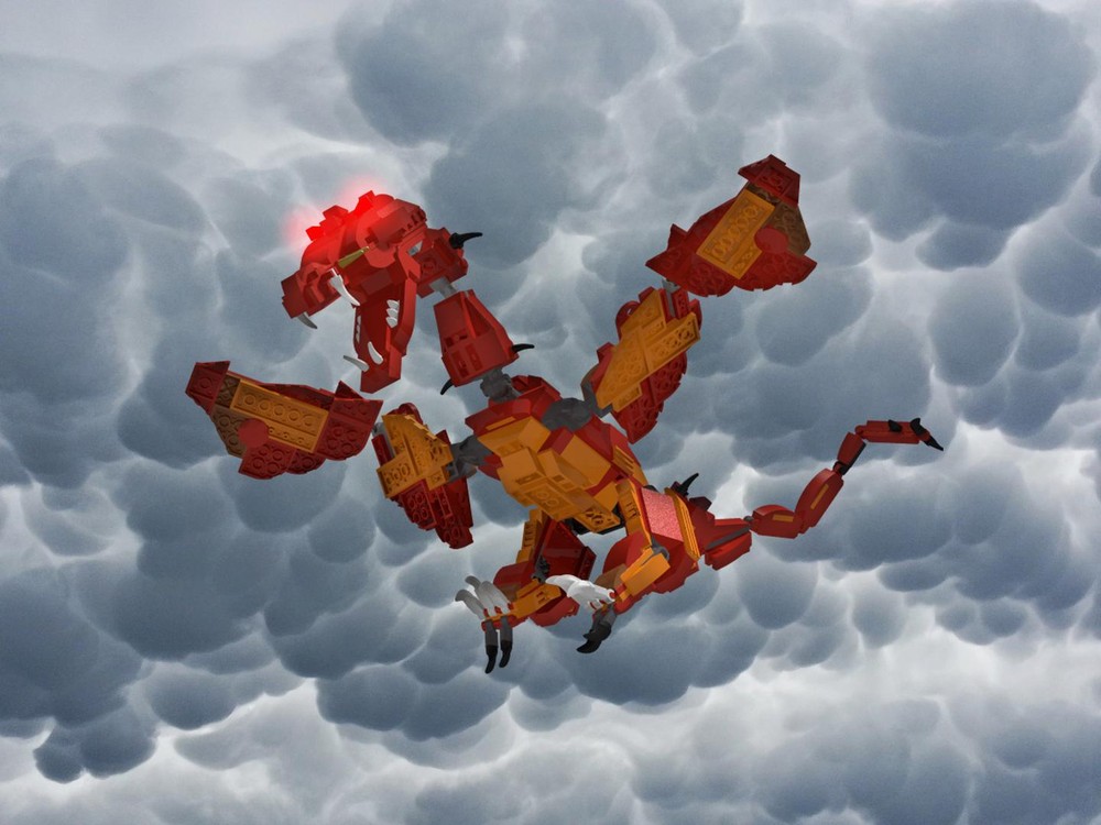 Lego Red Dragon