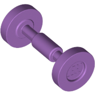 Lego Wheel Skateboard / Trolley / Medium Lavender