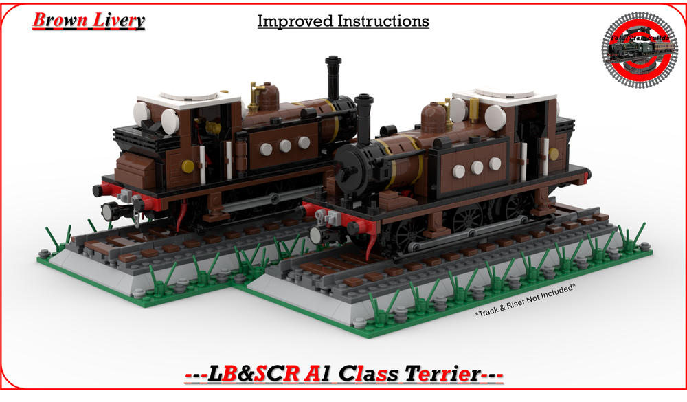 Lego (Brown) LB&SCR A1 Class 0-6-0T 'Terrier' (8-W)
