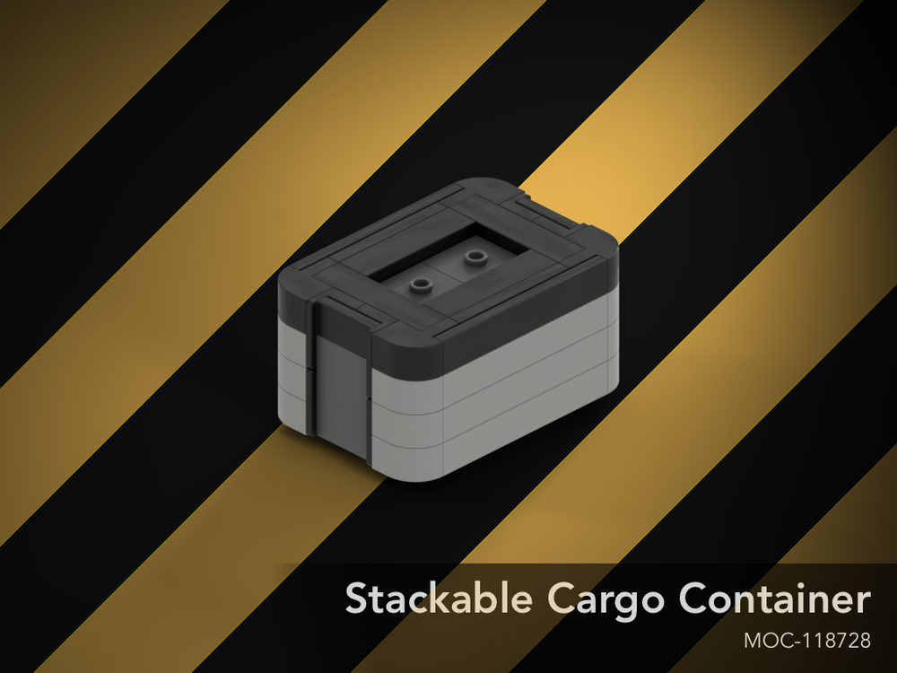 Lego Stackable Cargo Container