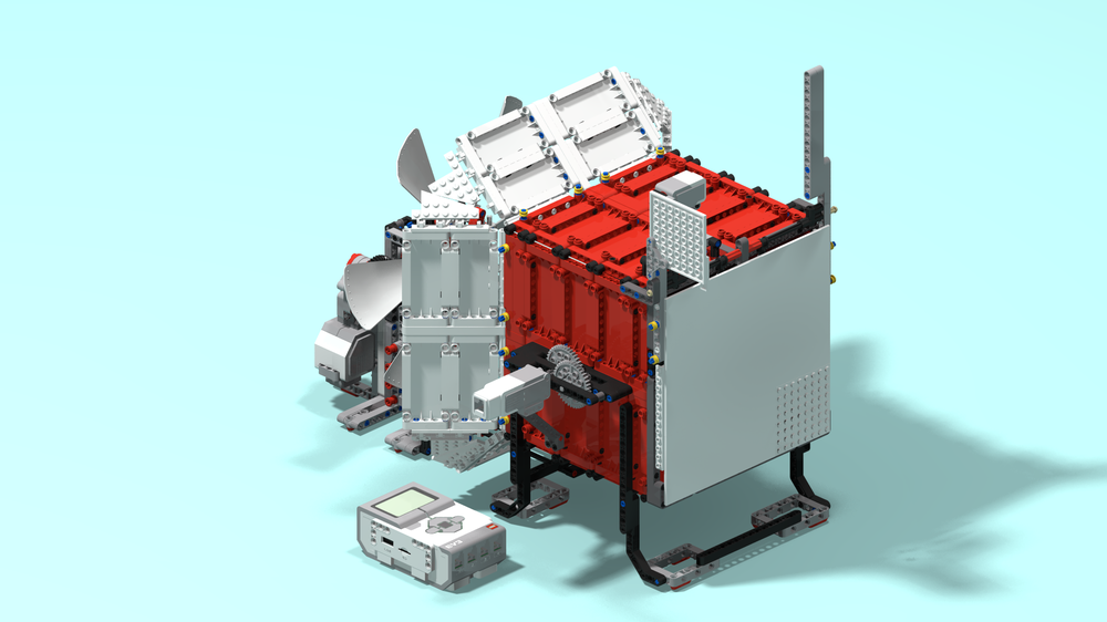 Lego EV3 аir regulating valve (training and laboratory stand)