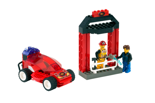Lego Jack Stone Red Flash Station