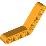 Lego Technic Beam 1 x 7 Bent (4 - 4) Thick / Bright Light Orange