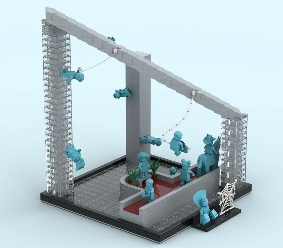Lego Across The Spider Verse CMF Display