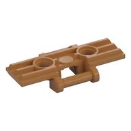 Lego Technic Link Tread Wide with Two Pin Holes, Soft Plastic / Medium Nougat