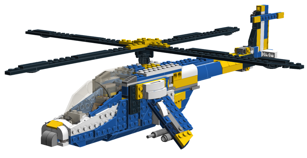 Lego Attack helicopter (31011 alternate)