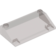 Lego Brick Sloped 33° 3 x 6 No Inner Walls / Trans-Brown