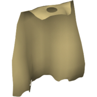 Lego Neckwear Cape, Long, Tattered / Tan