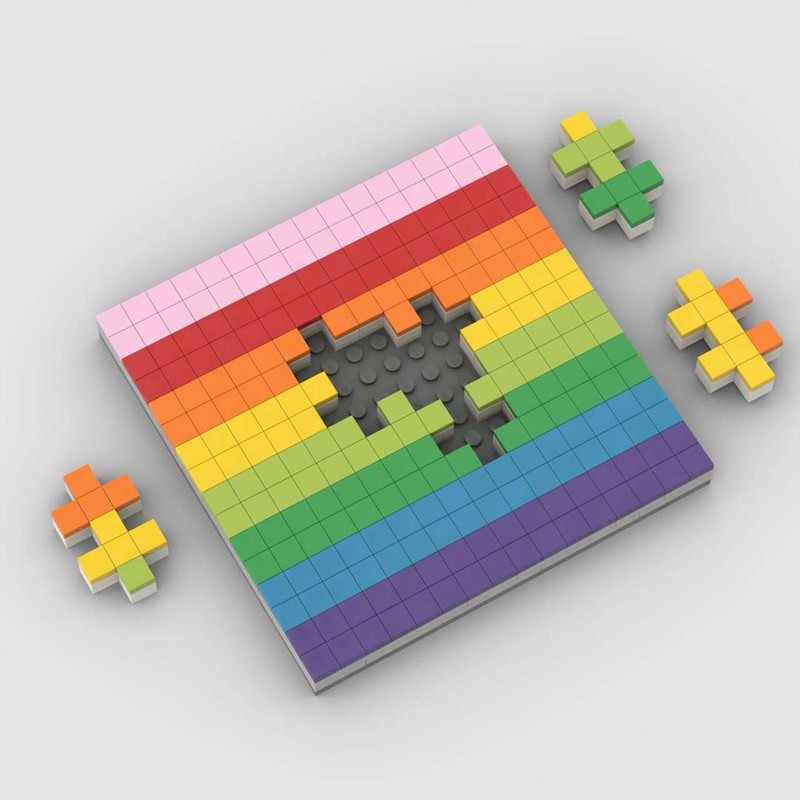 Lego Puzzle Tessellation: ++