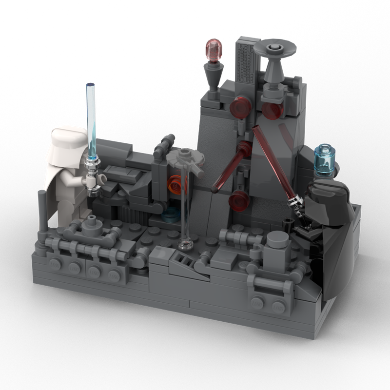 Lego Diorama - Darth Vader vs Jedi Vader