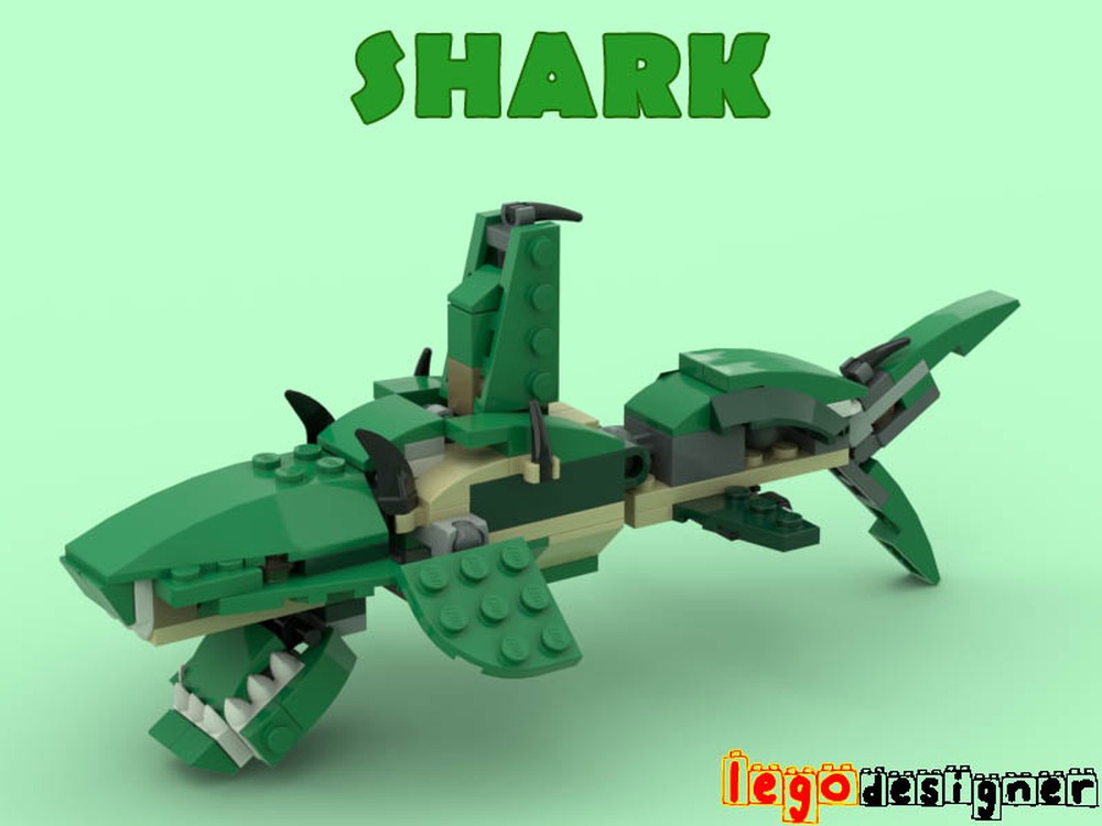 Lego 31058 Shark Alternate Build