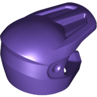 Lego Helmet Dirt Bike / Dark Purple