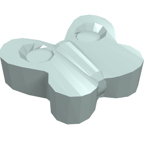 Lego Headwear Accessory Butterfly with Pin / Light Aqua