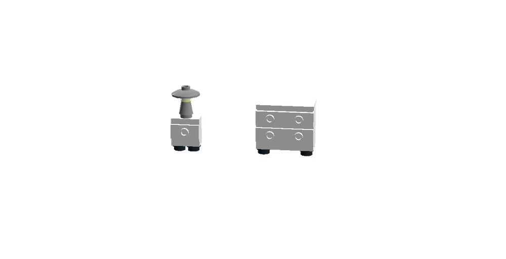 Lego Dresser and nightstand