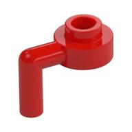 Lego Plate Round 1 x 1 with Vertical Bar / Red