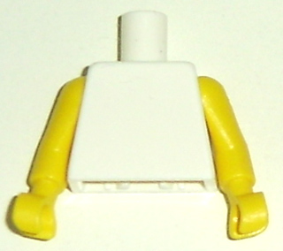 Lego Torso Plain (NBA) / Yellow NBA Arms