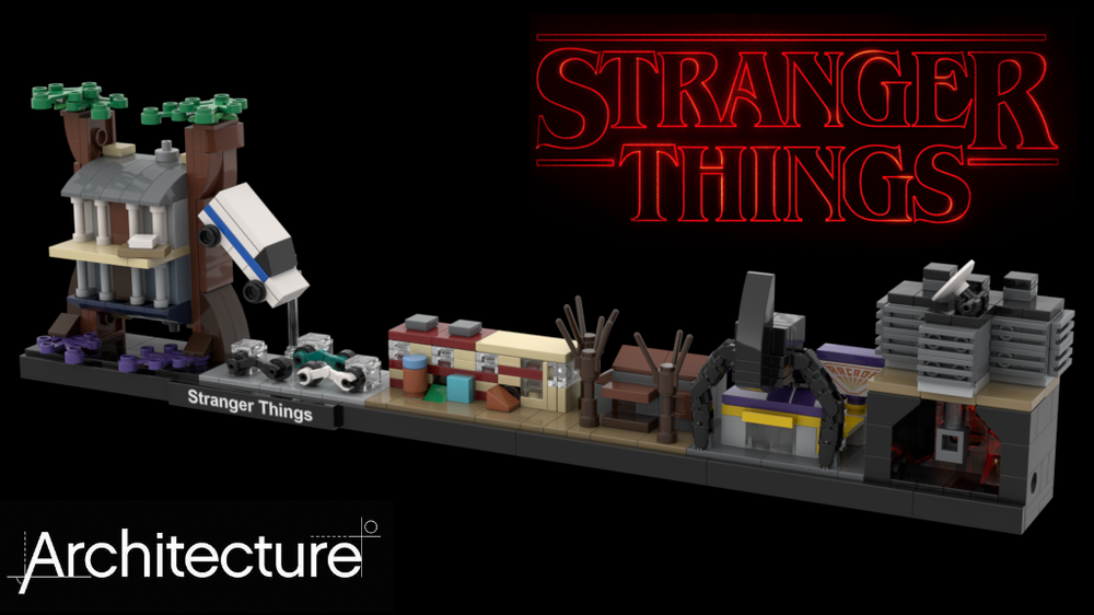 Lego Stranger Things Skyline Architecture