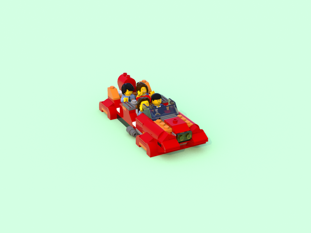 Lego 31003 alt - sci-fi Limo
