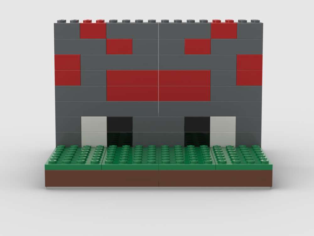 Lego Minecraft spider face