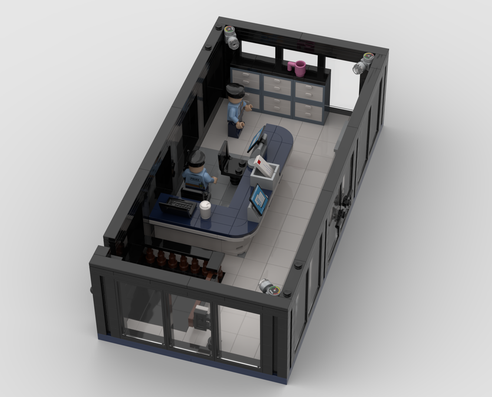 Lego Modular Office Building - Security Floor