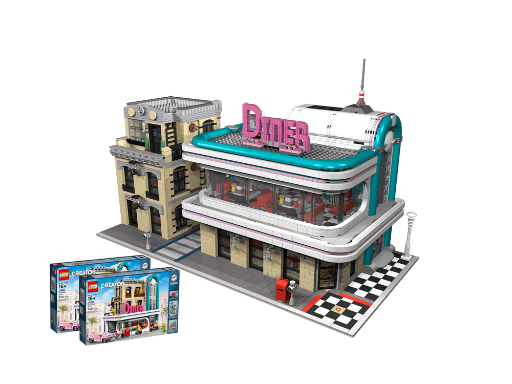 Lego Downtown Diner Chicago
