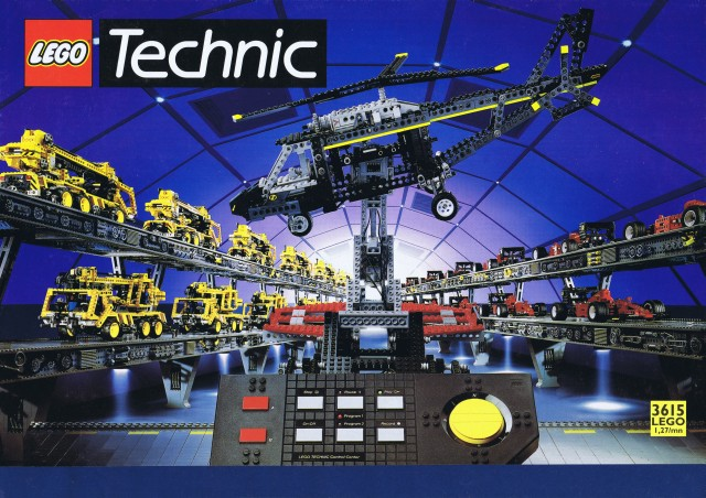 Lego 1995 Large Technic French Foldout 26 x 18 cm (924358 F)