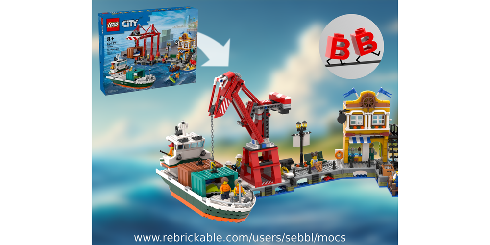 Lego 60422: Level-luffing Crane with 3 Functions