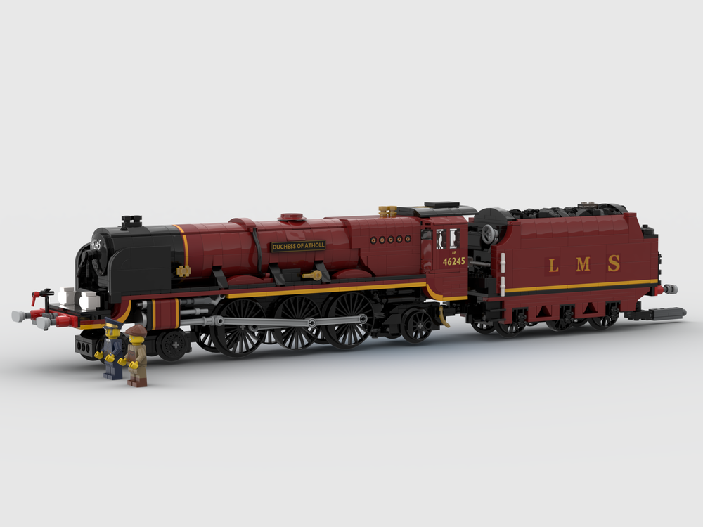 Lego LMS Unstreamlined Princess Coronation Locomotive.