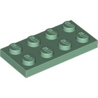 Lego Plate 2 x 4 / Sand Green