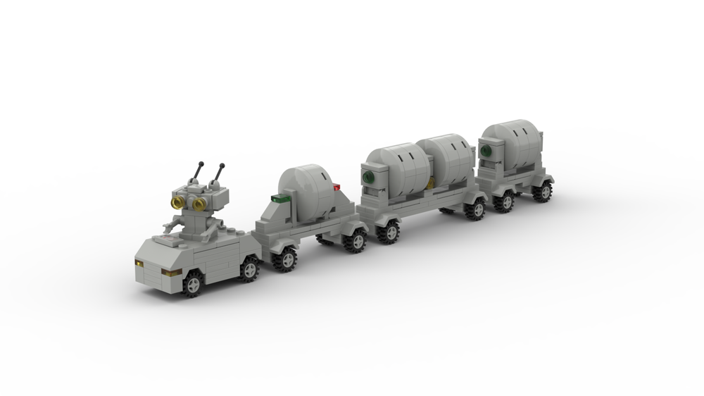 Lego PCS009 Robot Tank Truck with Trailers