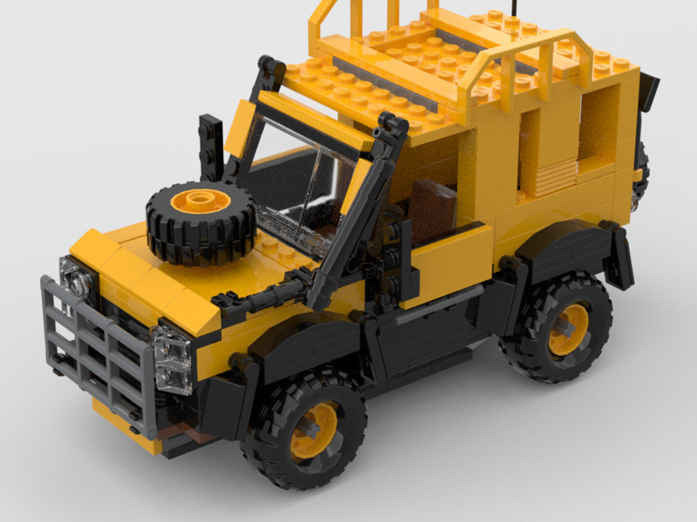 Lego Land Rover Defender Camel Trophy MOC