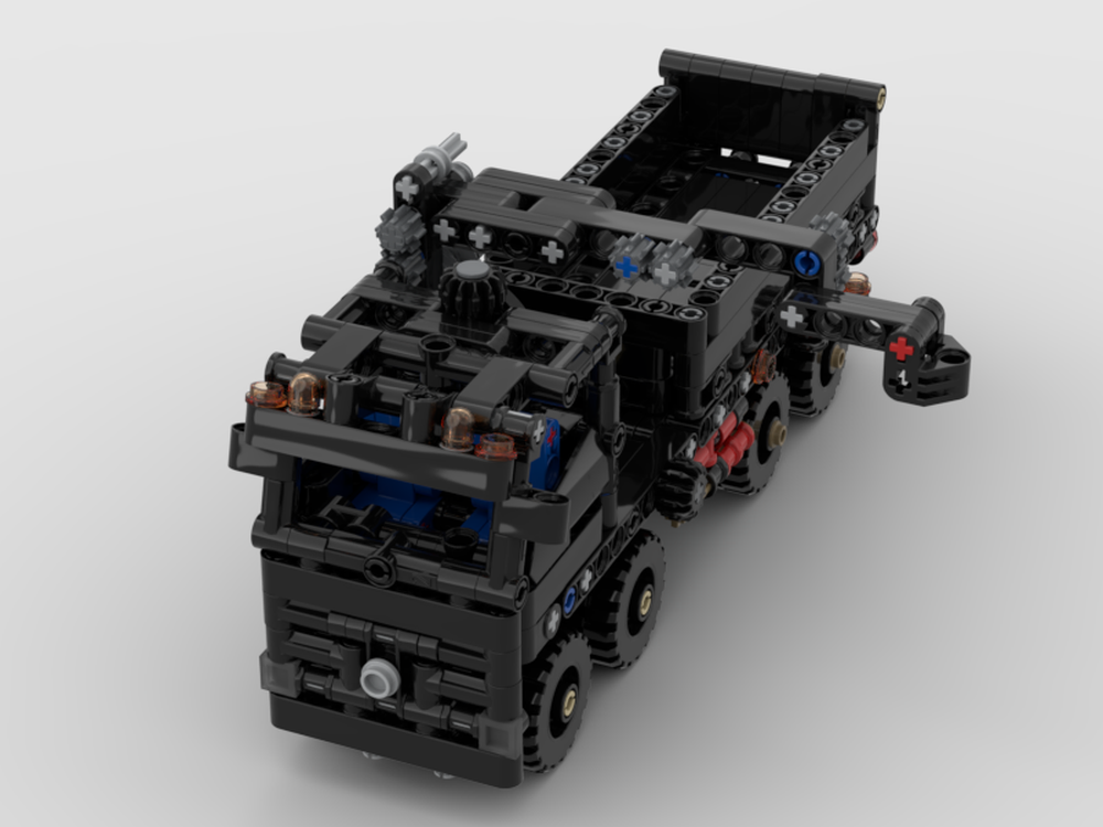 Lego Mini Truck with two wheel steering