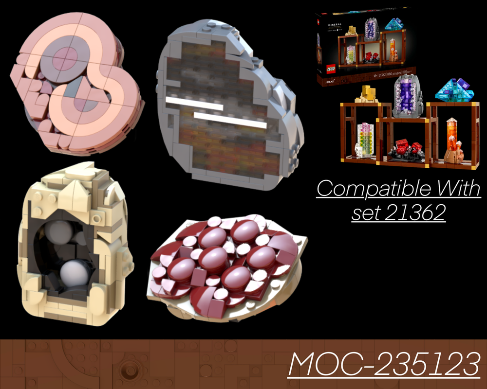 Lego Chalcedony Agates, Jasper, and Onyx: Mineral Collection