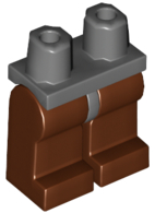 Lego Hips and Reddish Brown Legs