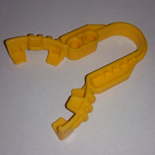 Lego Launcher, Large Figure Weapon, Kanoka Disk Launcher Small / Bright Light Orange