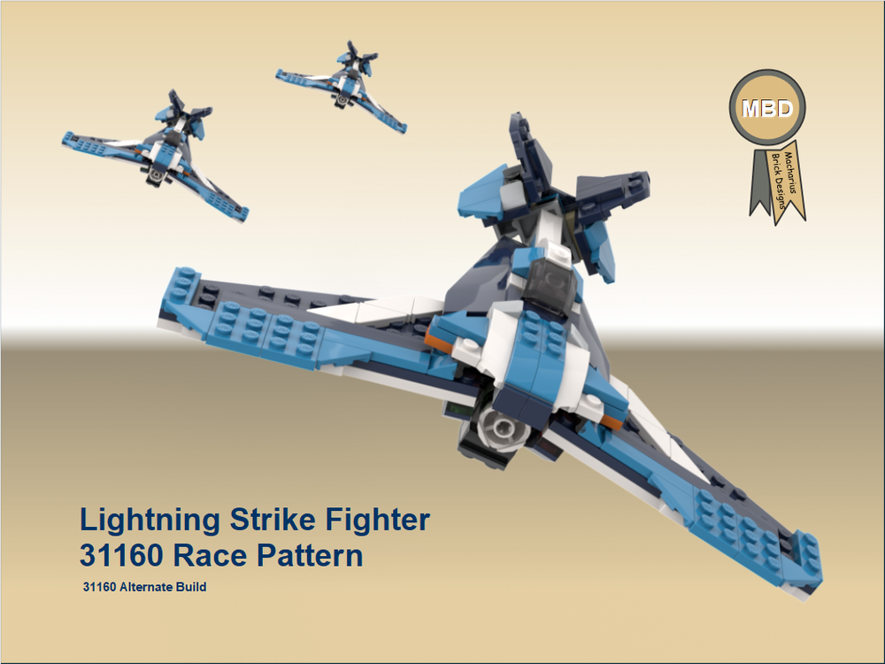 Lego Lightning Strike Fighter, 31160 Race Version