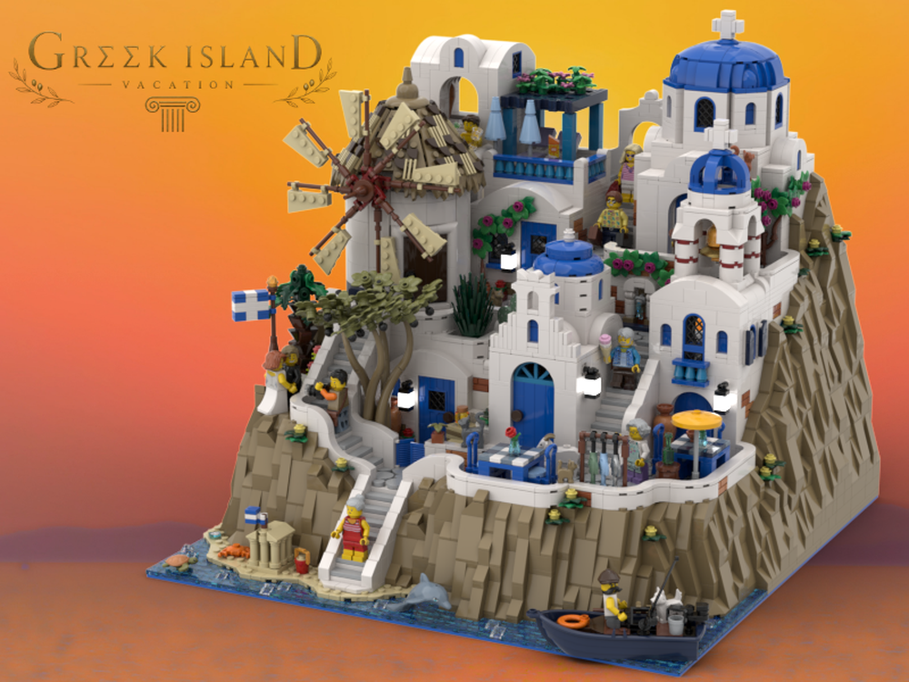 Lego Greek Island Vacation