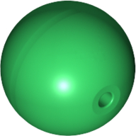 Lego Projectile, Large Figure Weapon, Zamor Sphere / Ball / Green