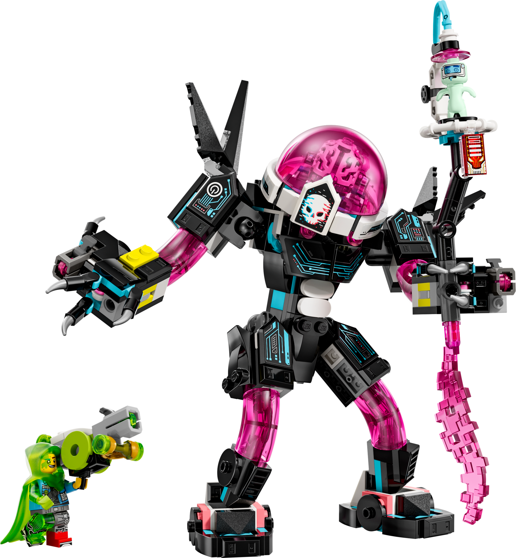 Lego Mateo vs. Cyber Brain Mech